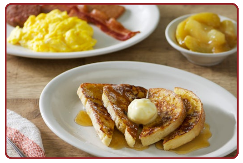 Grandma’s Sampler French Toast Breakfast